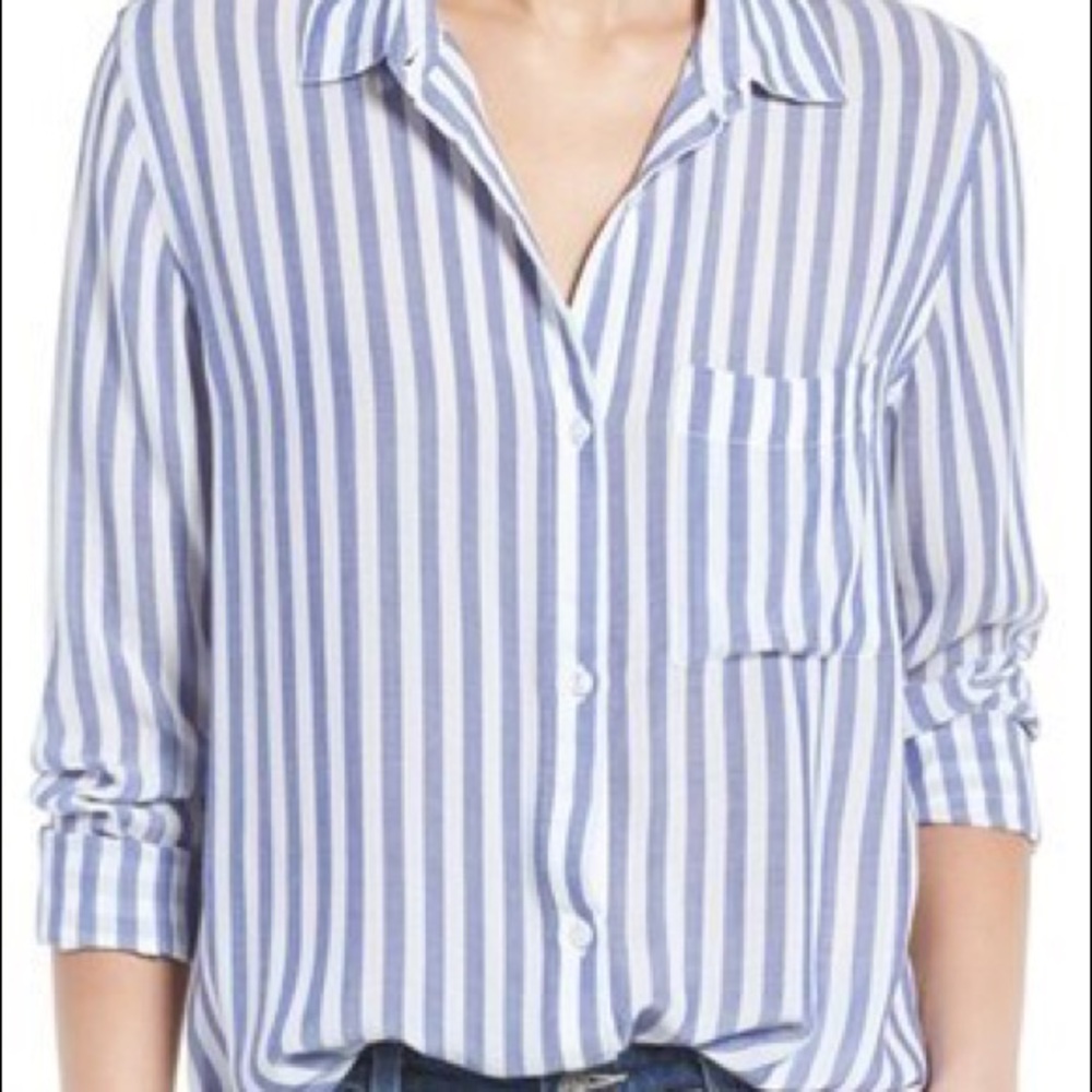 RAILS striped shirt